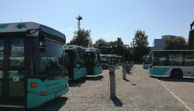 Автобусный парк Таллинна. Фото Родиона Денисова